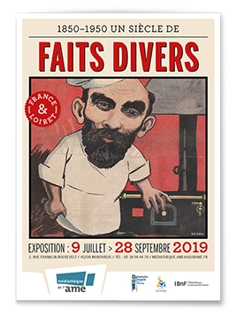 Affiche d'exposition „Faits Divers“